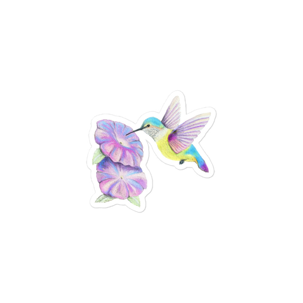 Hummingbird Stickr Hummingbird Bubble-free sticker – trish MICHAEL