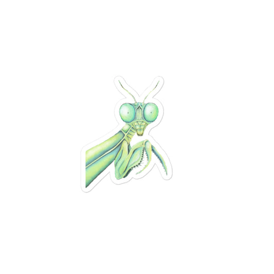 Praying Mantis Bubble-free sticker