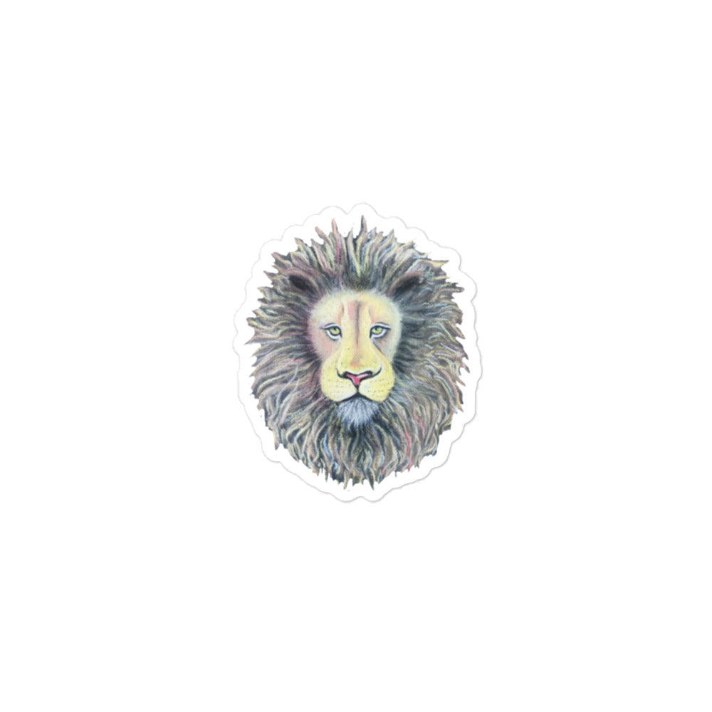 Lion Bubble-free sticker