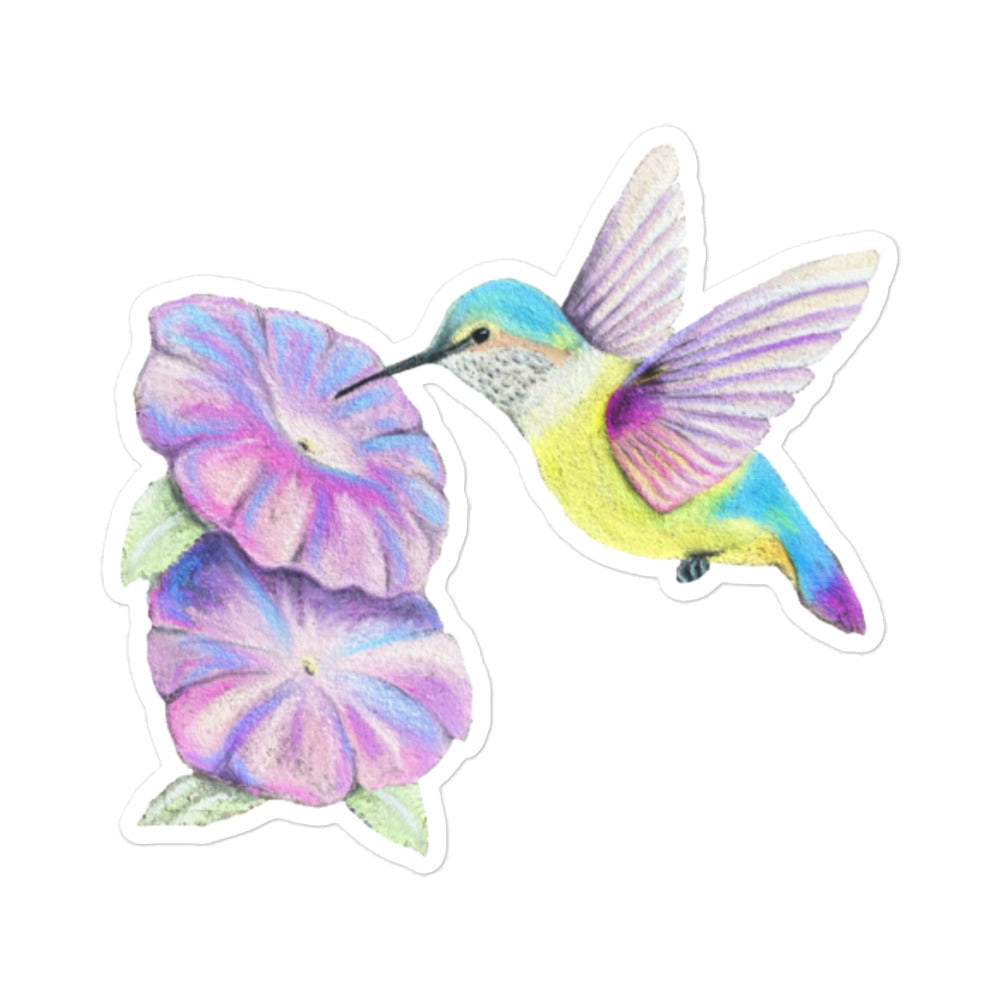 Hummingbird Bubble-free sticker
