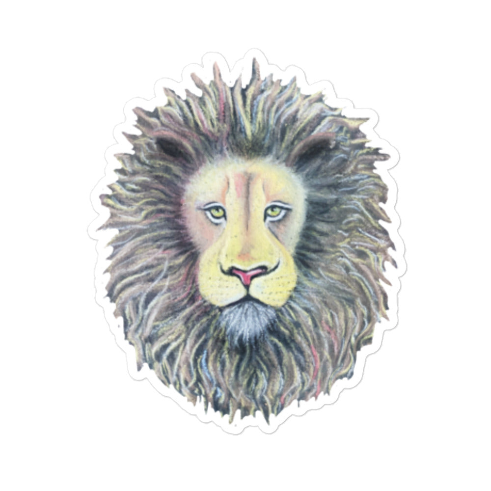 Lion Bubble-free sticker