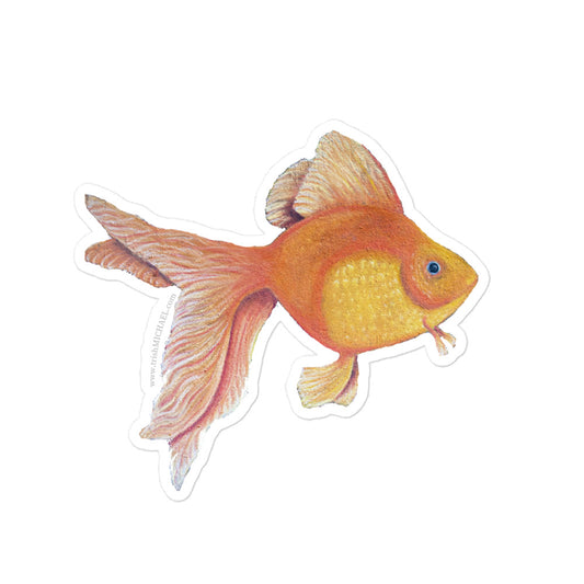 Goldfish Bubble-free sticker