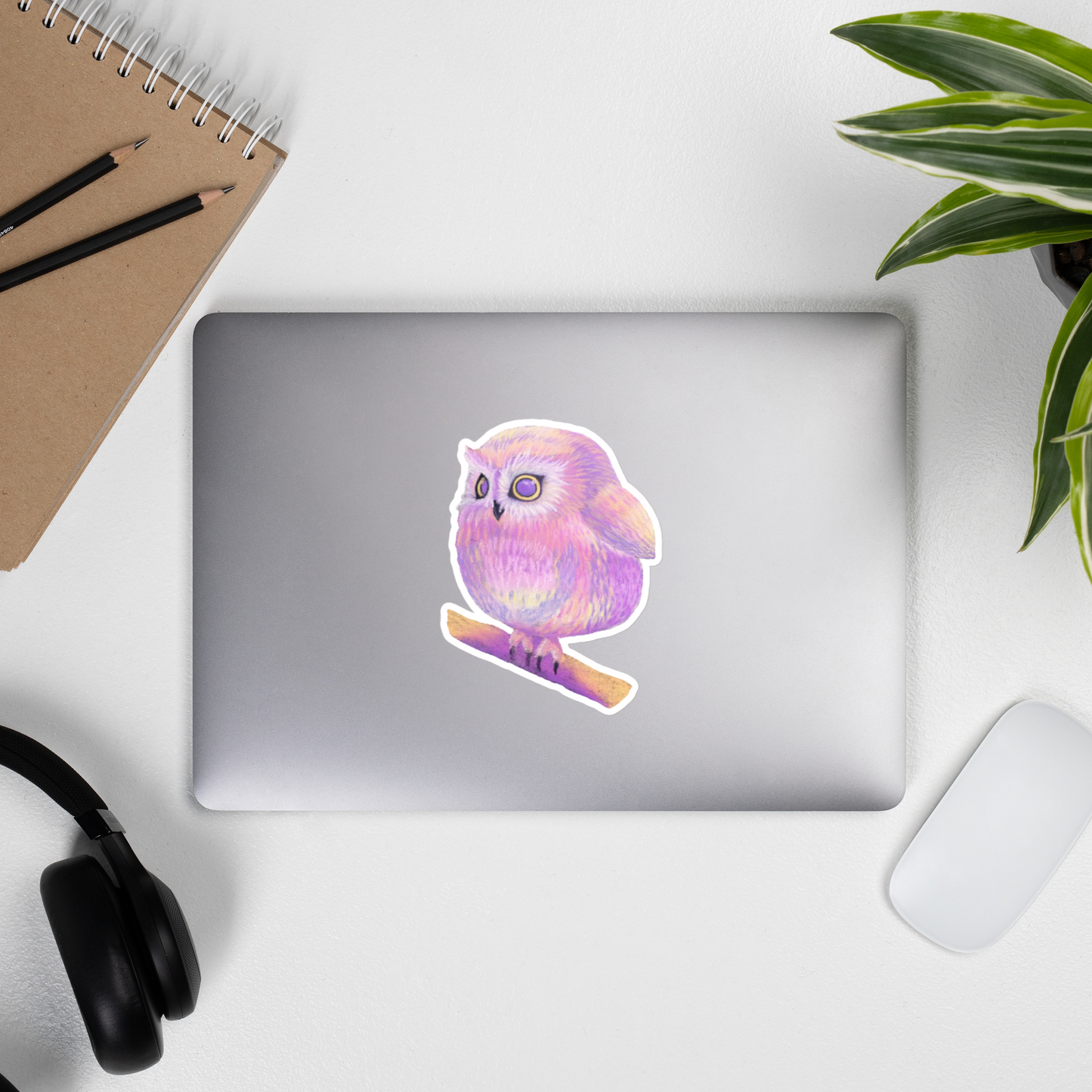 Baby Chonky Owl Sticker