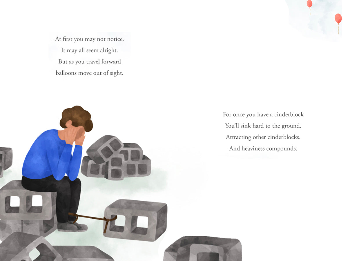 page from children's book light about setting healthy boundaries