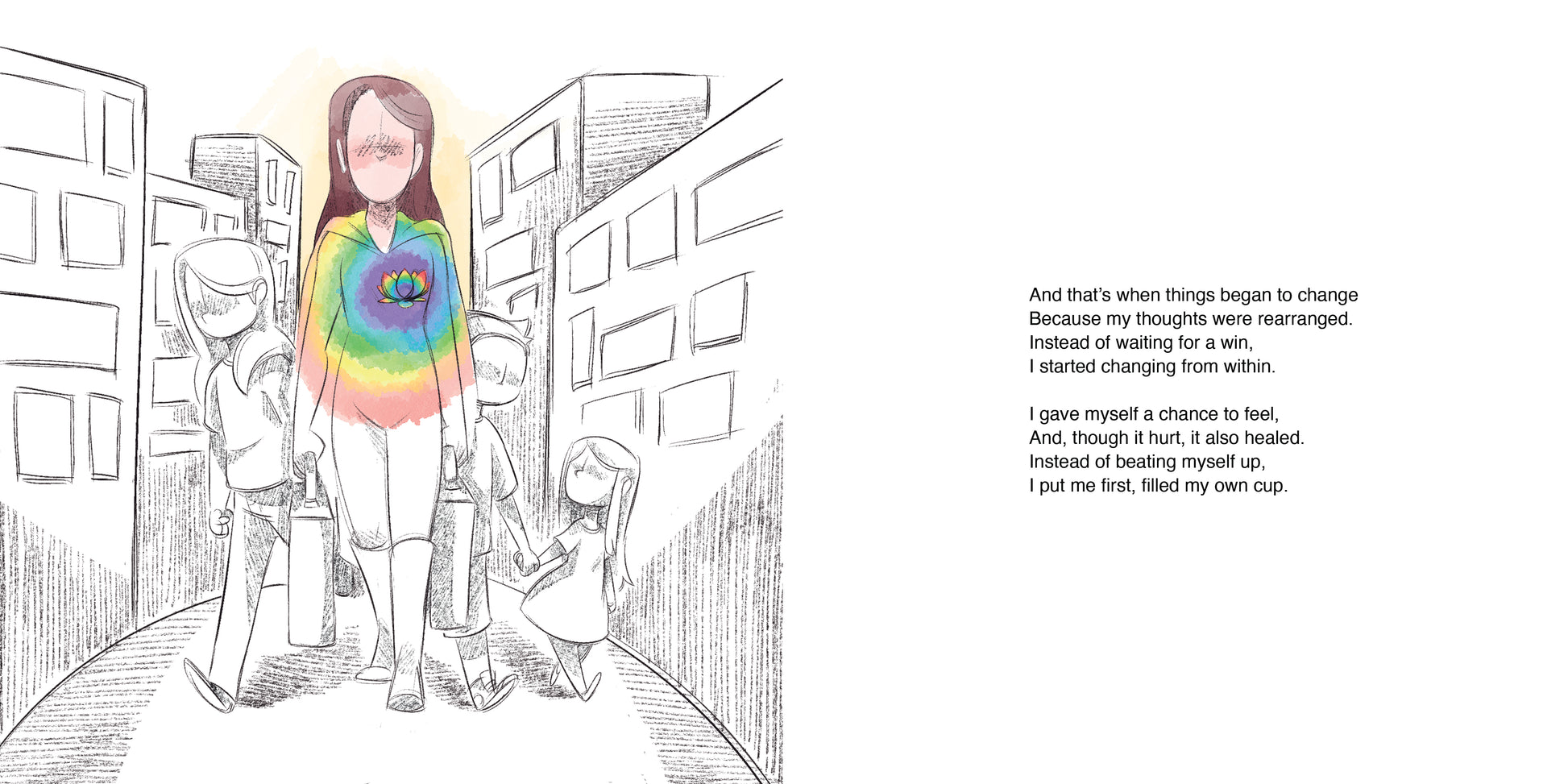 page from I Feel Super an empowering children's book