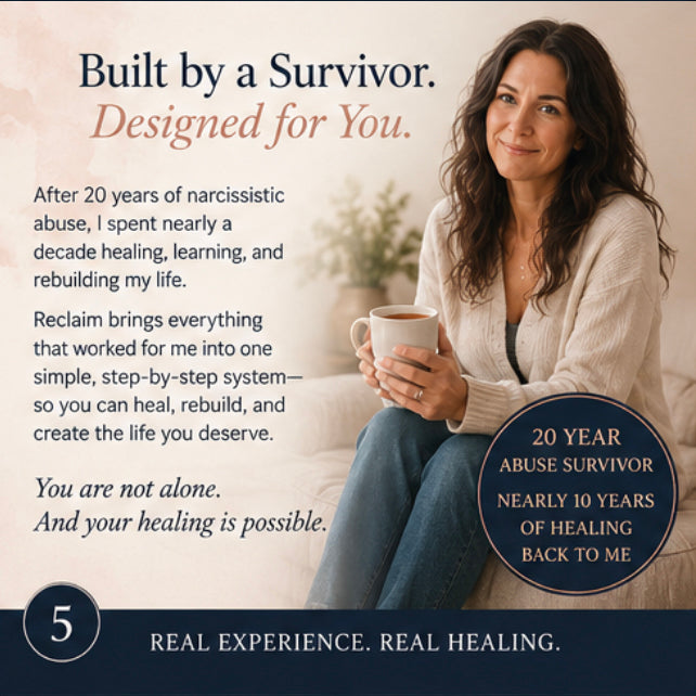 Reclaim™ | Your Personalized Recovery & Life Rebuilding App After Narcissistic Abuse & High-Conflict Divorce